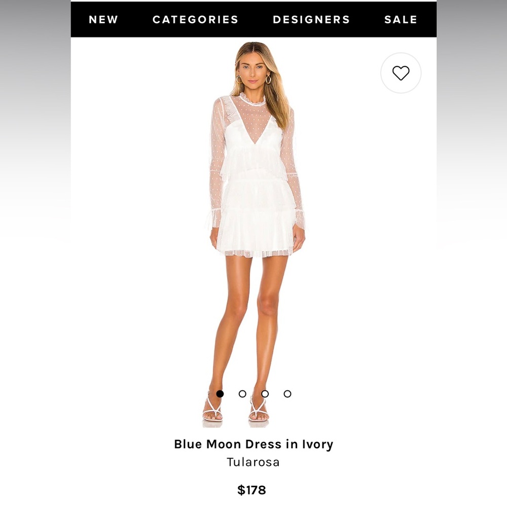 Blue Moon Dress in Ivory